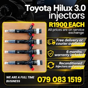TOYOTA HILUX 3.0 INJECTORS FOR SALE 