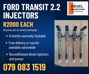 FORD TRANSIT 2.2 INJECTORS FOR SALE WITH WARRANTY INCLUDED 