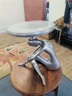 Sitting Lady Accent Table