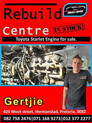 Toyota Starlet engine for sale