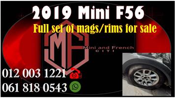 Mini R56 Full set of mag/rims for sale.