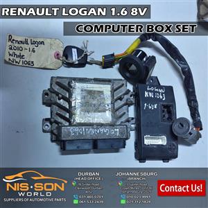 RENAULT LOGAN 1.6 8V COMPUTER BOX SET