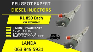 PEUGEOT EXPERT DIESEL INJECTORS FOR SALE OR RECON WITH WARRANTY      