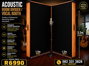 Acoustic Vocal Panels room divider studio
