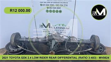 2021 TOYOTA GD6 2.4 LOW RIDER REAR DIFFERENTIAL (RATIO 3:483) - MV0824