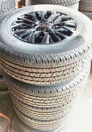 Ford Ranger Thunder/Wildtrack 18" mags with 265/60/18 Continental brand new set