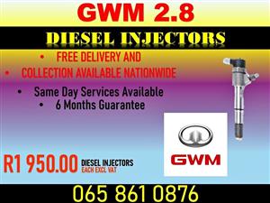 GWM 2.8 DIESEL INJECTORS FOR SALE OR RECON NATIONWIDE