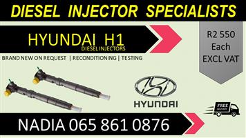 RECONDITIONED DIESEL INJECTORS FOR SALE OR TO RECON FOR HYUNDAI H1