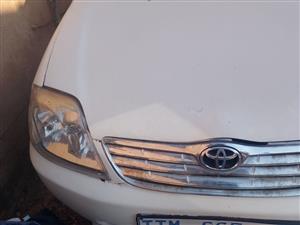 Toyota Corolla 1.6 (3zz) 2006 Body shell and engine partd
