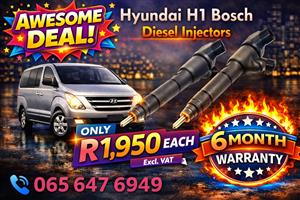Hyundai H1 Bosch Diesel Injectors