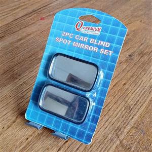 Q Premium 2PC Car Blind Spot Mirror Set