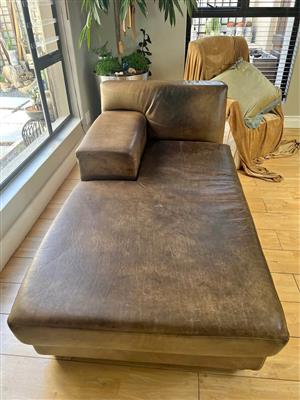 Leather couch