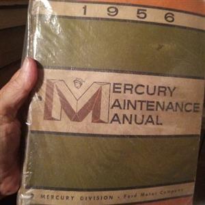 Mercury 1956, manual book