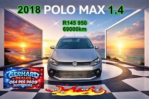 2018 VW Polo Max 1.4