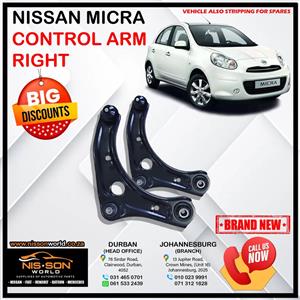 NISSAN MICRA CONTROL ARM (RHS)