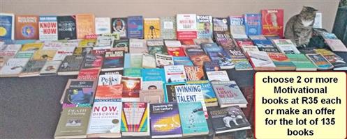 Motivational Books x 135 choose 2 or more at 