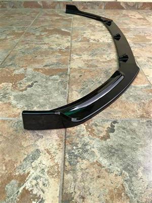 Polo 6 , Polo 7 gloss black plastic front spoiler