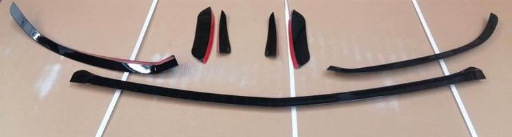 W177 a class Mercedes front bumper canards