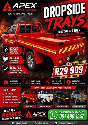 2026 Apex Ultimate Trailers Drop side Trays