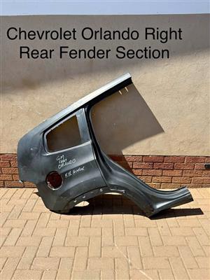 Chevrolet Orlando Right Rear Fender Section