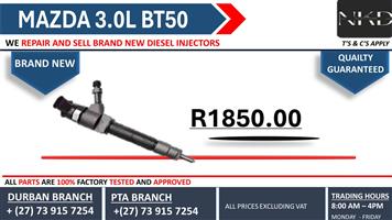 Mazda 3.0L BT50 Diesel Injectors 