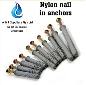 Expansion bolts & Nylon nail in anchors 
