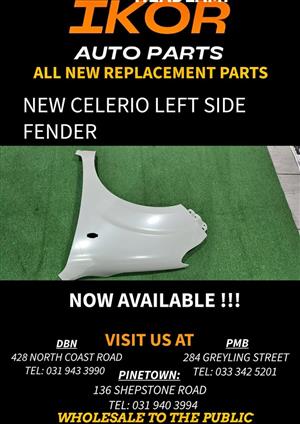 NEW CELERIO LEFT SIDE FENDER