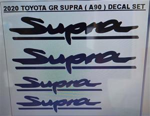 Toyota Supra A90 brake caliper stickers decals