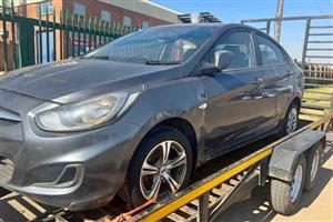 2011 up Hyundai accent eng code G4FC 1.6 stripping for parts my number WhatsApp or cell 