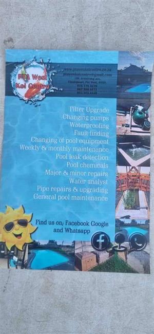 Swimming pool maintenence