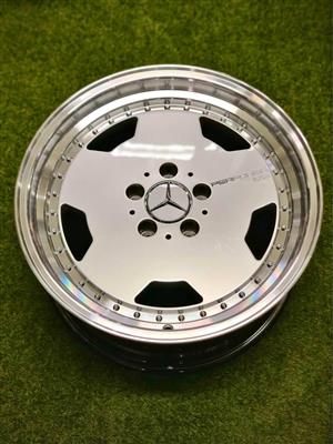 17 inch Mercedes Monoblock Performa25 Narrow/Wide Rim Set