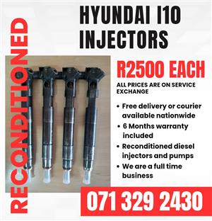 HYUNDAI I10 INJECTORS FOR SALE WITH WARRANTY 