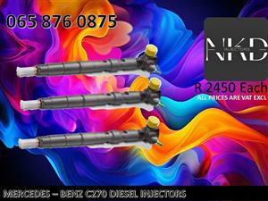 MERCEDES C270 DIESEL INJECTORS FOR SALE OR RECON.