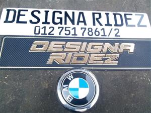 BMW F20 1 SERIES BOOT BADGE OEM
