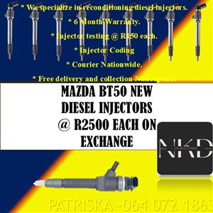BRAND NEW MAZDA BT50 INJECTORS FOR SALE 