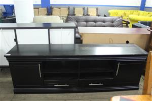 BLACK WOODEN PLASMA STAND (S066027A) 