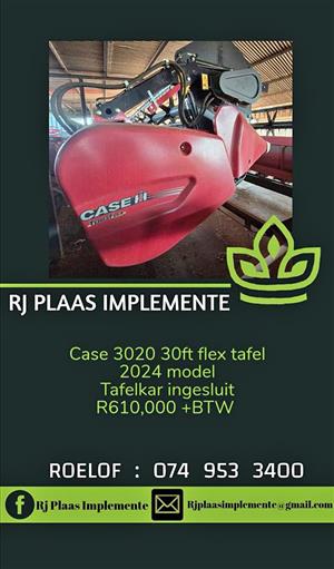 Case 3020 Terraflex 30ft Tafel Met tafelkar