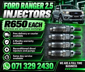 FORD RANGER 2.5 INJECTORS FOR SALE 