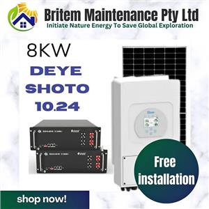 8kva Deye solar system setup