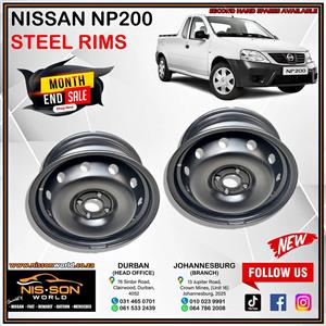 NISSAN NP200 STEEL RIMS