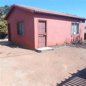 A two bedroom house at Slovo near Mabopane is up for rental 