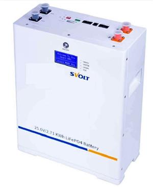 SVOLT 25.6V 106Ah 2.71kWh Lithium Battery - Wall Mounted