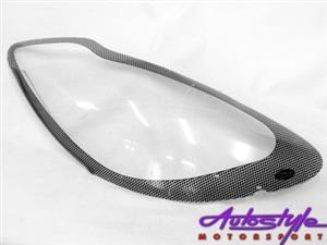 Opel Corsa 2008 + Carbon Look Headlight Guard