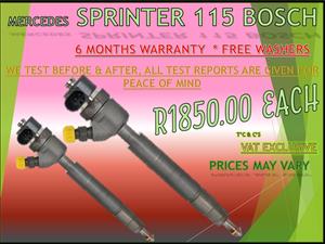 Mercedes Sprinter Bosch Diesel Injectors