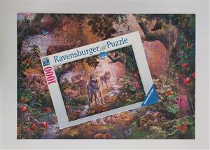 Ravensburger 1000pc puzzle "Summer Wolves"