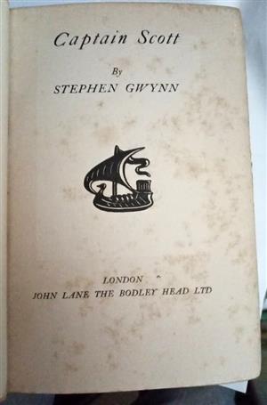 Captain Scott by Stephen Gwynn  1929