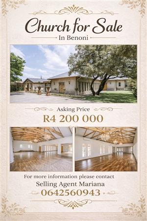Church for sale in Benoni