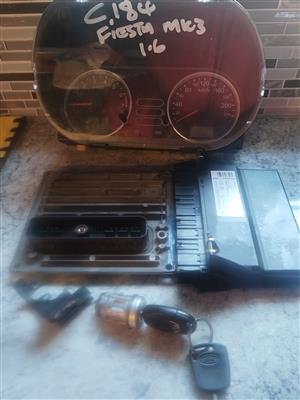 Ford fiesta 1.4 duratec ecu lock set for sale 