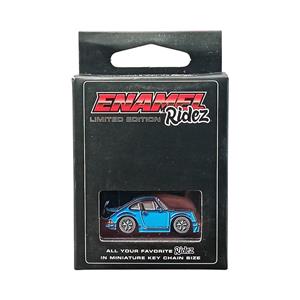 Porsche 911 RSR Blue - Die-Cast Enamel Keychain