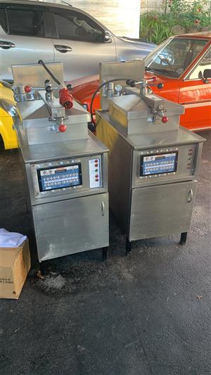 complete fried chicken / open flame equipment/ henny penny